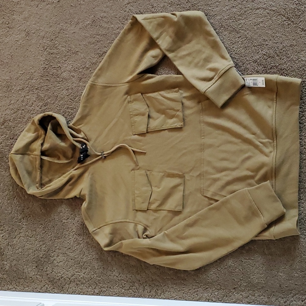 Mens Edgar +Ash French Terry Utility Hoodie Sweatshirt Size Sm Lar XL XXL  NWT